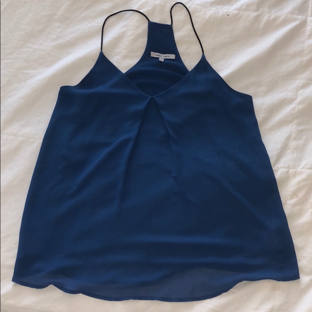Royal Blue Tank Top Blouse